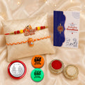 Shri Ram Charm, Bottle Charm Multicolor Rakhi Combo with Multicolour Decorative