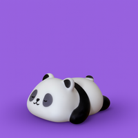 Cute Panda Sleeping LED Night Lamp for Kids, Soft Glow Bedside Light