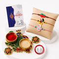 Fruit, Kids Multicolor Rakhi for Brother & Bhaiya with Peacock Shape | Pack of 7