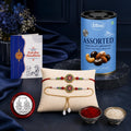 Rakhi for Brother with Dryfruits 96gm - Rakshabandhan Gift Set, Pack of 5