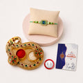 Evil Eye Multicolor Rakhi for Brother & Bhaiya with Art Design Pooja | Pack of 5