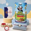 Kids Rakhi for Brother with Biscuit 60gm - Raksha Bandhan Gift Set, Pack of 5