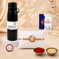 Round Multicolor Rakhi for Brother & Bhaiya with Vacuum Insulated | Pack of 5