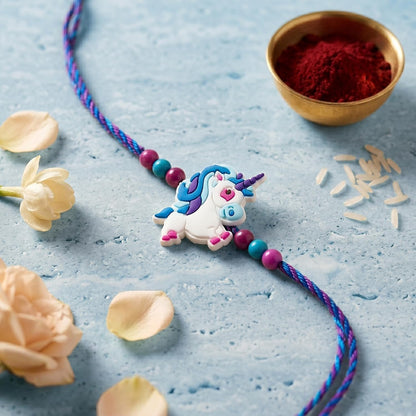 kids Rakhi for Brother with Kesar-Pista 96gm - Raksha Bandhan Gift Set, Pack of 7