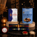 Ganesha Evil Eye Rakhi Combo – Raksha Bandhan Gift with Chocolate