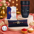 Floral Rakhi for Brother with Coffee Mug - Raksha Bandhan Gift Set, Pack of 5