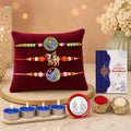 Ganesh Rakhi Combo – Raksha Bandhan Gift with Tealight Candles for Bhaiya