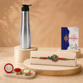 Peacock Multicolor Rakhi for Brother & Bhaiya with Stainless Steel | Pack of 5