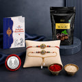 Rakhi for Brother with Chocolate Magic - Raksha Bandhan Gift Set, Pack of 5