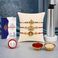 Raksha Bandhan Gift Combo for Brother with Steel Water Bottle