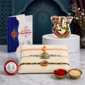 Ganesh Idol Rakhi Combo for Brother – Raksha Bandhan Gift Set