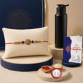 Designer Elegant Multicolor Peacock Rakhi Combo for Brother Bhai | Pack of 5