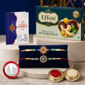 Evil Eye OM Rakhi Combo - Raksha Bandhan Gift Pack