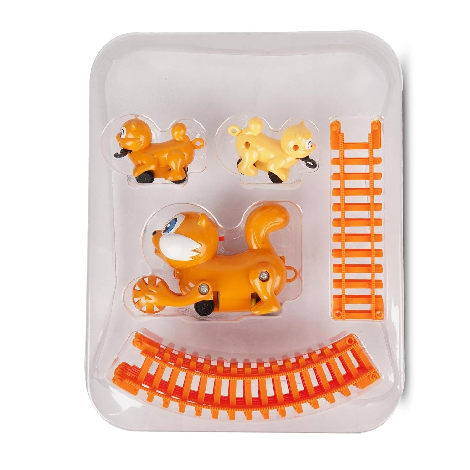 Squirrel Train Toy Set in gift packaging