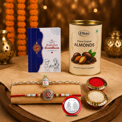 Cartoon Character Rakhi for Brother with Chocolate Almonds 96gm, Pack of 6