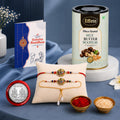 Rakhi for Brother with Butter Scotch 96gm - Raksha Bandhan Gift Set, Pack of 5