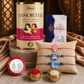 Kids Rakhi for Brother with Emperor Choco, Roli Tikka & Greeting Card, Pack of 7