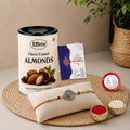 Ganesh Rakhi Combo – Raksha Bandhan Gift with Choco Almonds 96gm Pack of 5