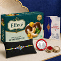 Peacock Rakhi for Brother with Butter Scotch 32gm, Roli Tikka & Card | Pack of 5