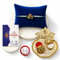 Ganesh Shivling Multicolor Rakhi for Brother & Bhaiya with Kalash | Pack of 5