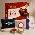 Evil Eye Rakhi for Brother with Choco Beats 32gm, Roli Tikka & Card, Pack of 5