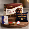 Rakhi for Brother with Chocolate 96gm - Rakshabandhan Gift Set, Pack of 7