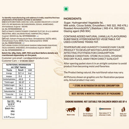Evil Eye Rakhi Combo - Raksha Bandhan Gift with Choco Almonds 96gm, Pack of 5 | Rakhi Gift