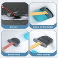 Silicone Toilet Brush – Quick-Dry Holder, Flexible Bristles | Velvet Wipe