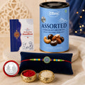Evil Eye Rakhi Combo – Assorted Chocolates Pack of 5 for Bhaiya