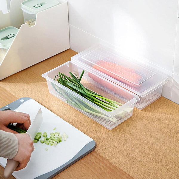 Food Storage Container ? 1500ml with Drain Plate | Tidy Table