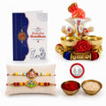 Little Ganesha, peacock Multicolor Rakhi for Brother & Bhaiya | Pack of 6