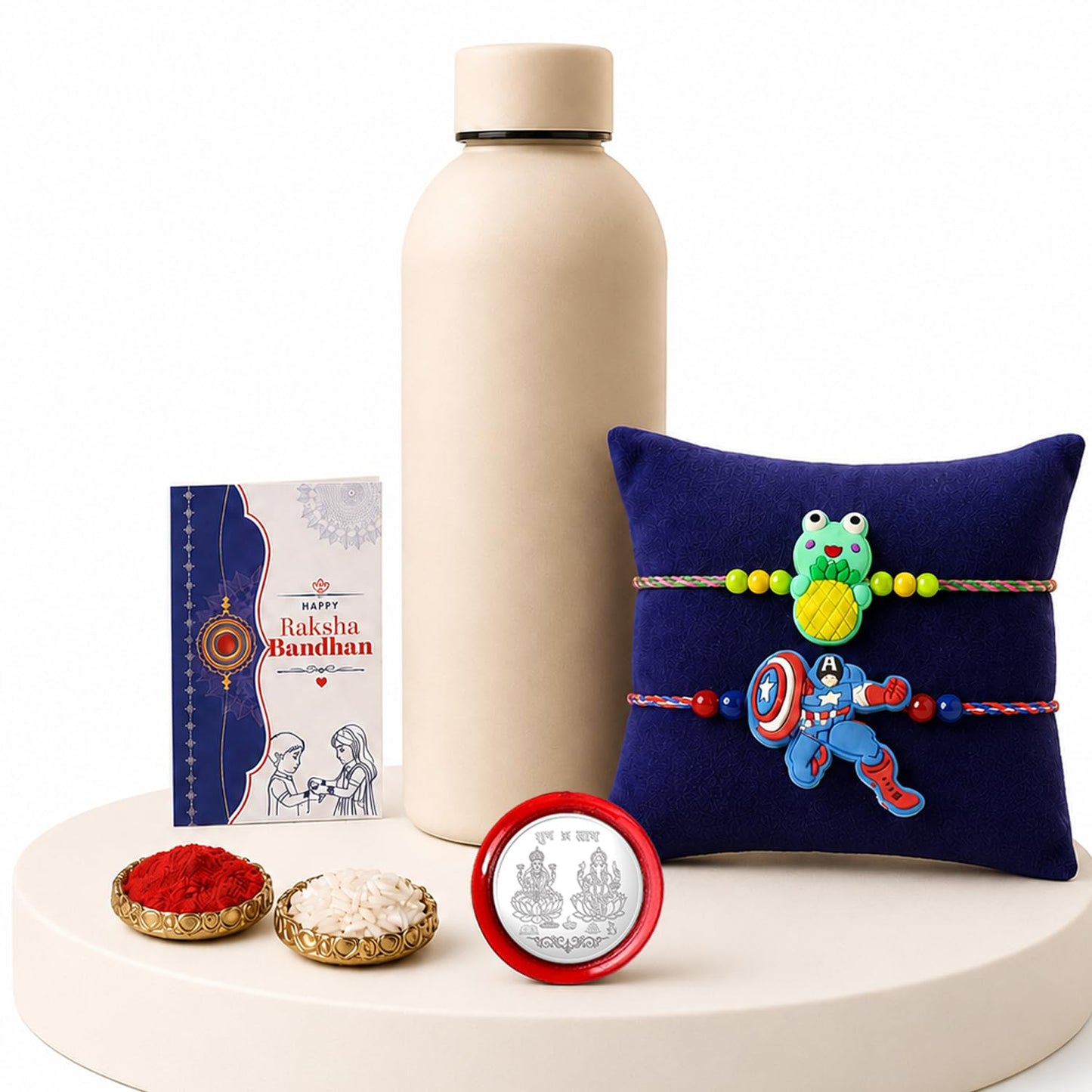 Designer Elegant Multicolor Kids Rakhi Combo for Brother Bhaiya | Pack of 6