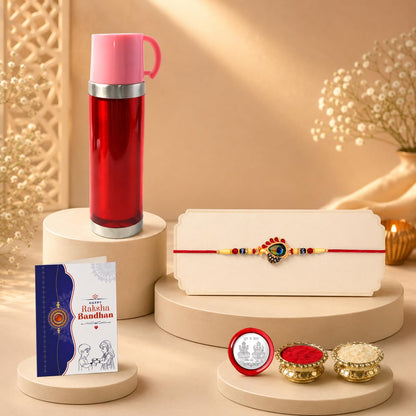 Morpichh Multicolor Rakhi for Brother & Bhaiya with Insulated Travel | Pack of 5