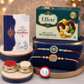 Raksha Bandhan Gift Combo Evil Eye Rakhi with Choco Butterscotch