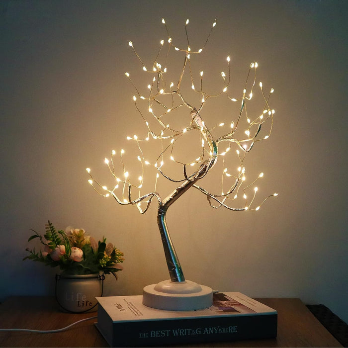 20′ ′ 108 LEDs Tabletop Bonsai Tree Fairy Light Tree Lamp with USB or  Battery Powered - China Bonsai Tree Light, Tabletop Tree Light