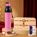 Rakhi for Brother with Water Bottle-1000ml - Raksha Bandhan Gift Set, Pack of 6