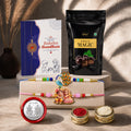 Krishna Radha Rakhi Combo – Raksha Bandhan Gift Set with Chocolates