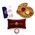 Peacock Multicolor Rakhi for Brother & Bhaiya with Art Design Pooja | Pack of 5