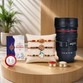Bhai Rakhi for Brother with Coffee Mug - Raksha Bandhan Gift Set, Pack of 7
