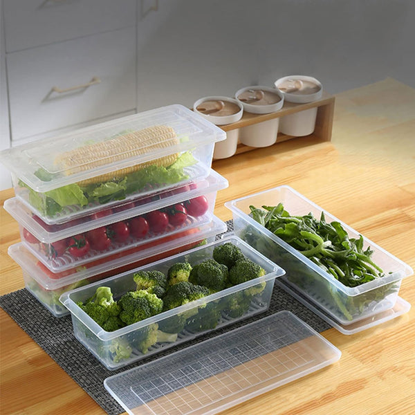 Food Storage Container ? 1500ml with Drain Plate | Tidy Table
