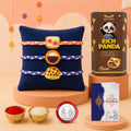 Rakhi for Brother with Biscuit 60gm - Rakshabandhan Gift Set, Pack of 7