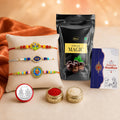 Ganesh Rakhi Combo Raksha Bandhan Gift Pack with Chocolates