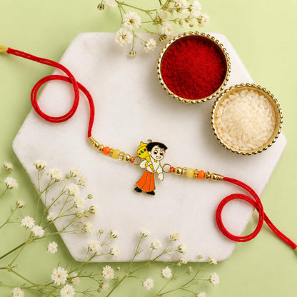 Multicolor Floral & Cartoon Character Rakhi Combo for Brother | Pack of 6