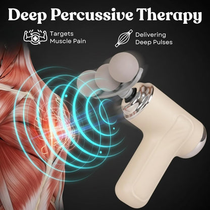 9-in-1 Massager Gun with Interchangeable Heads for Relaxation