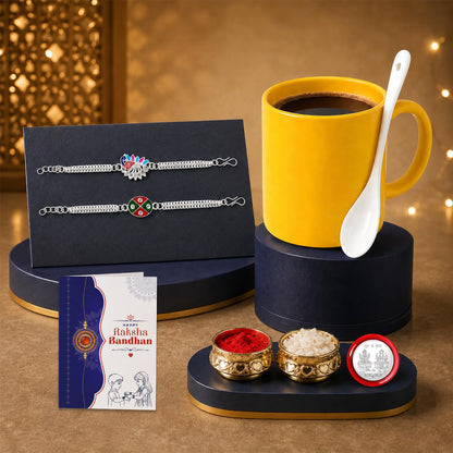 Designer Elegant Multicolor Rakhi Combo for Brother Bhaiya Bhai | Pack of 6