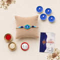 Evil Eye Rakhi Combo – Raksha Bandhan Gift Set for Brother