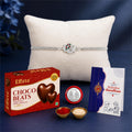 Peacock Rakhi for Brother with Chocolate 32gm - Rakshabandhan Gift Set, Pack of 5