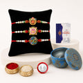Rakhi for Brother with Storage Organizer - Raksha Bandhan Gift Set, Pack of 7