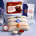 Rakhi with Chocolate for Brother (Set of 7) – 2 Pc Kids 1 Pc Evil Raksha Gift Combo