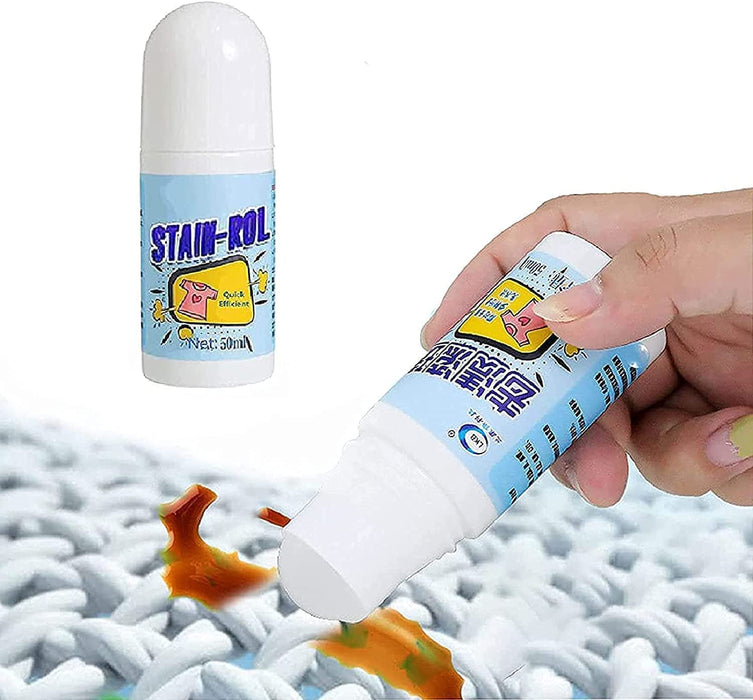 Clothes Stain Remover Bead Design Emergency Stain Rescue Roller-ball Cleaner for Natural Fabric Removes Oil Almost All Types of Fabrics